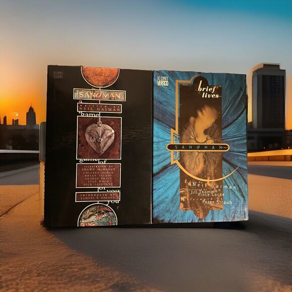 Sandman by Neil Gaiman Brief Lives & A Game Of You Hardcovers (1993 & 1994 DC) - Picture 1 of 5